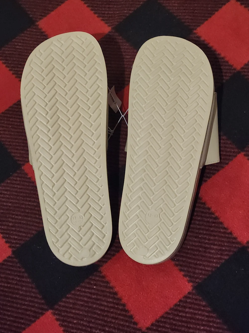 Old Navy Beige Slide Sandals Size 12-13